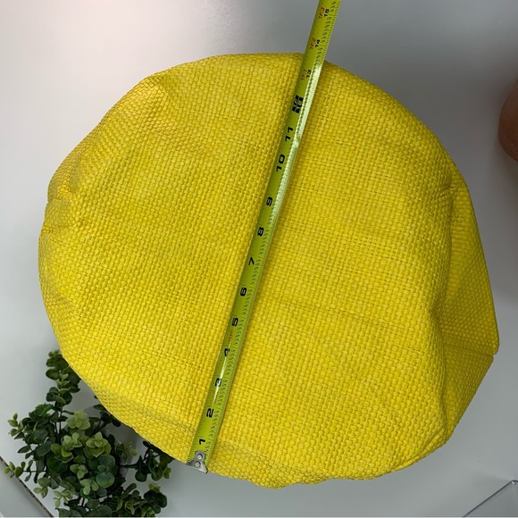 Beach Bag Tote Yellow Chevron Size 14” x 24” - Picture 8 of 11